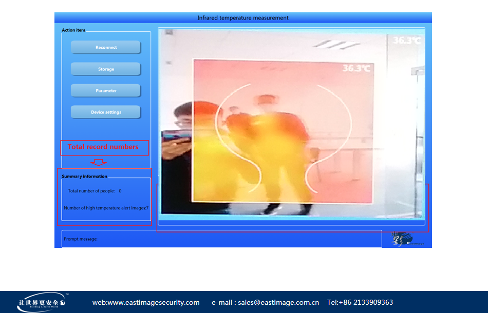 Sistema ng Pagsukat ng Temperatura sa Katawan ng Thermal Image MLT1000A