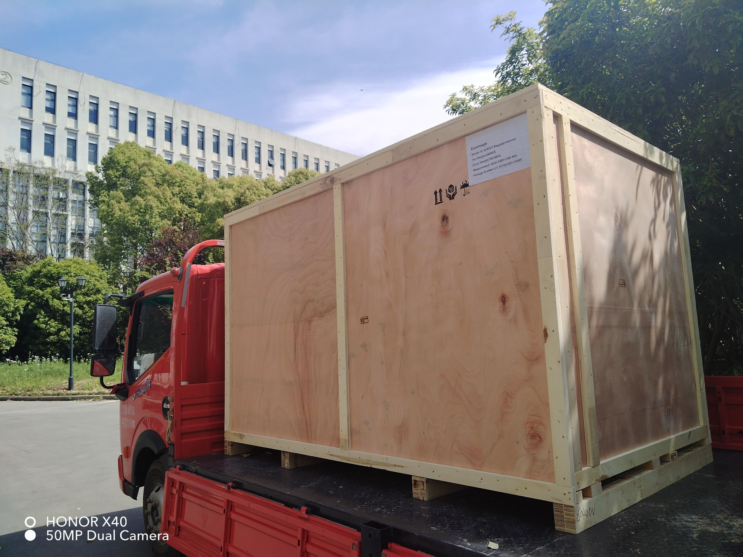 Ang EI-6040DV Security Inspection Equipment ay nagsisimula muli ang paglalakbay ng Europa