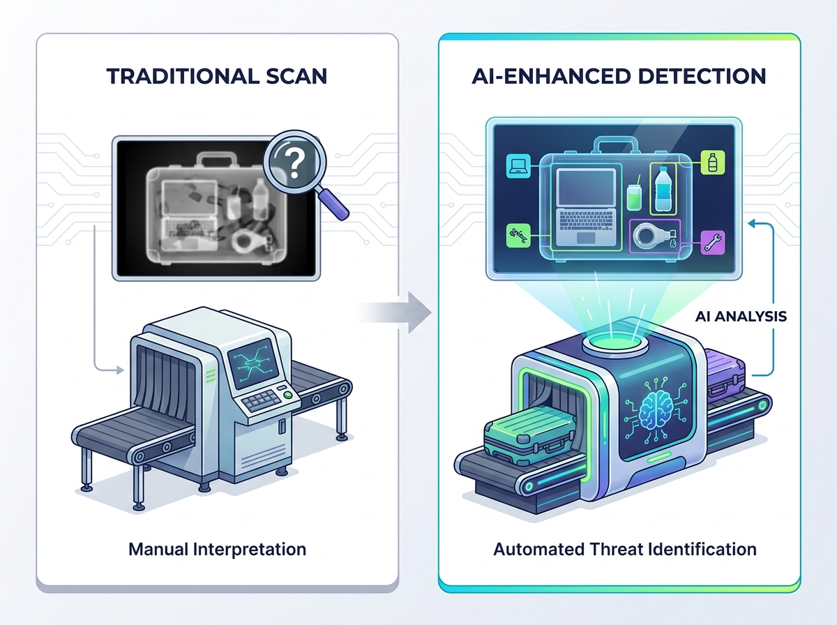 AI-Assisted X-Ray Scanner Machine