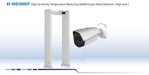 Mataas na Sensitivity ng temperatura ng EI-MD3000T Pagsukat ng Walkthrough Metal Detector （Mataas na Antas）