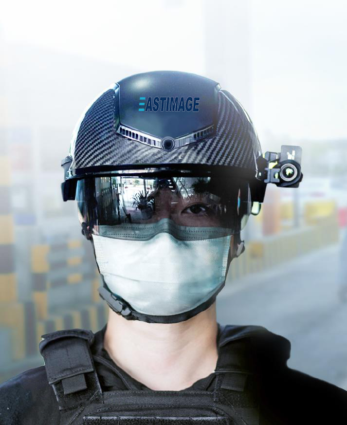 HN-800 Thermal Image Smart Helmet para sa coronavirus